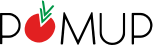 Logo Pomup - produzione di pomodori semi secchi - Made in Italy